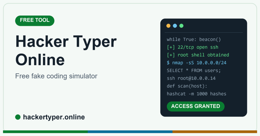 Hacker Typer Online – Hacker Typer Online